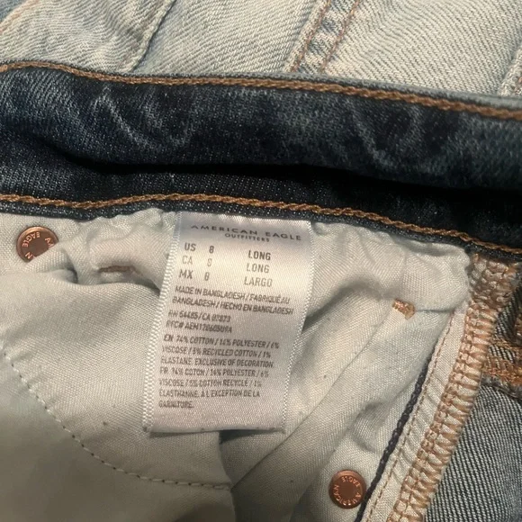American Eagle Stretch Mom Jean 8L - Picture 5 of 5